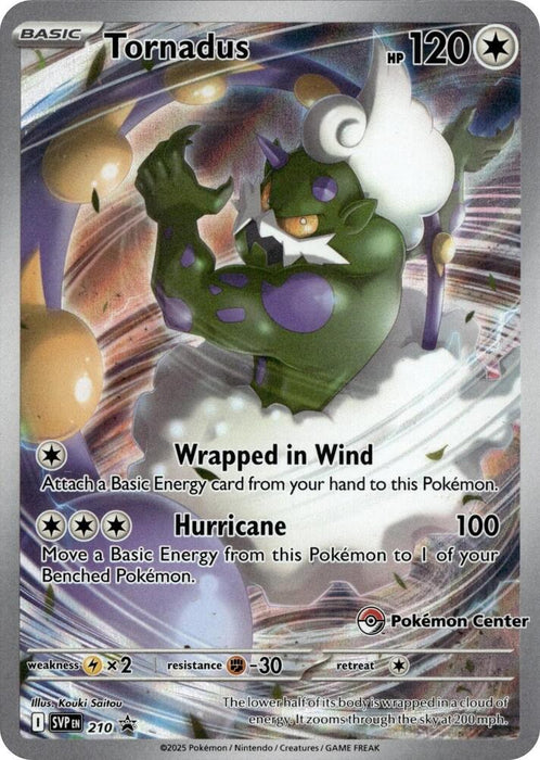 Tornadus (210) (Pokemon Center Exclusive) [Scarlet & Violet: Black Star Promos] 