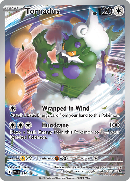 Tornadus (210) [Scarlet & Violet: Black Star Promos] 