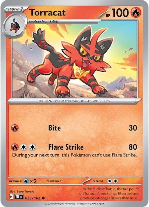 Torracat (033/162) [Scarlet & Violet: Temporal Forces] 
