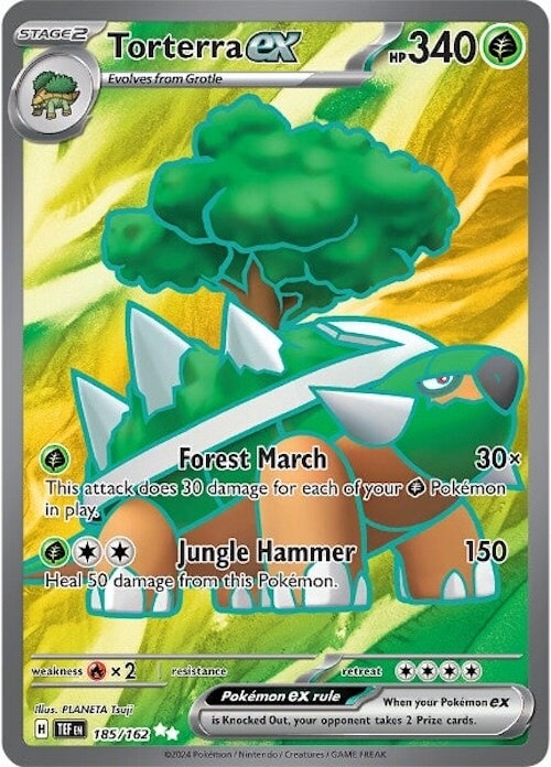 Torterra ex (185/162) [Scarlet & Violet: Temporal Forces] 