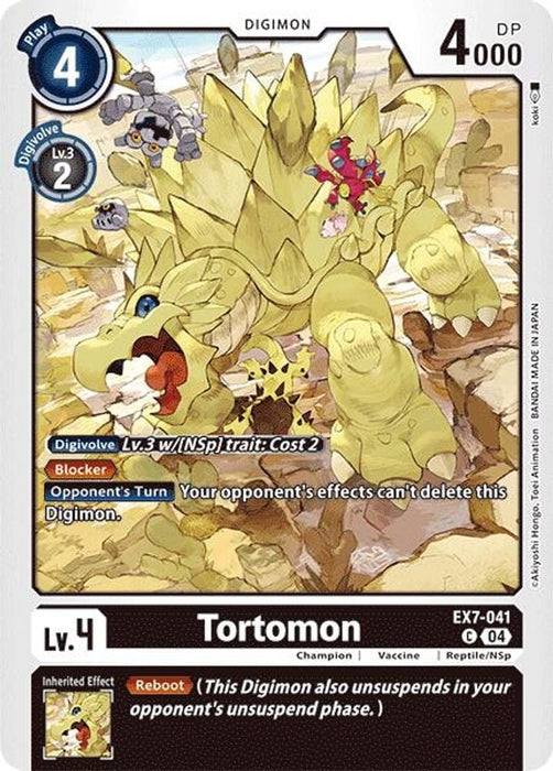 Tortomon (#EX7-041 C) (Digimon LIBERATOR) Near Mint 