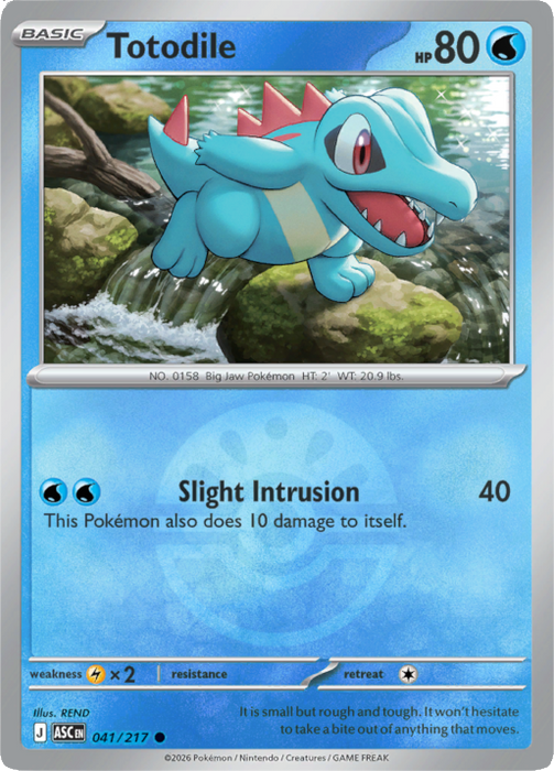 Totodile (Friend Ball) (041/217) [Mega Evolution: Ascended Heroes]