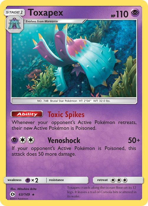 Toxapex [SM Base Set] 