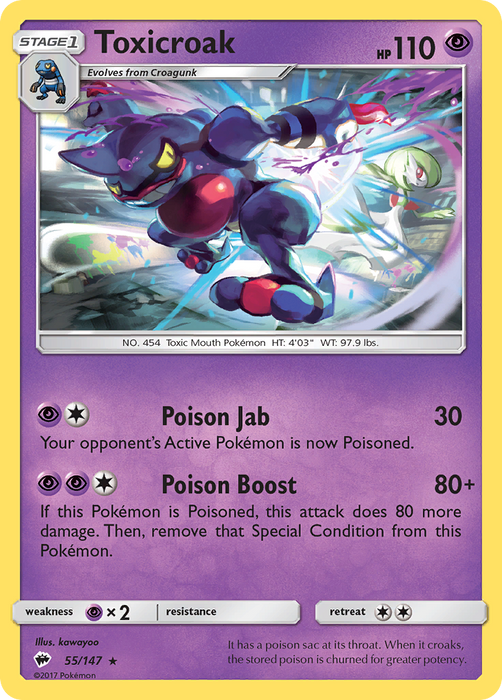 Toxicroak [SM - Burning Shadows] 