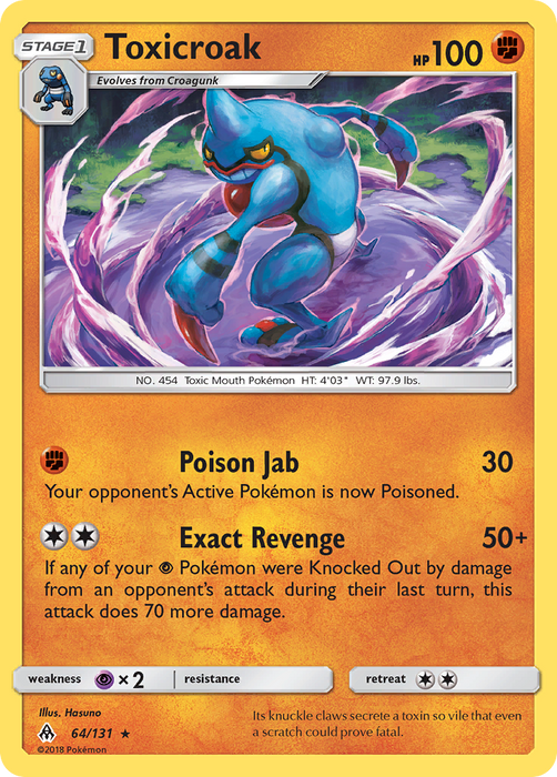 Toxicroak [SM - Forbidden Light] 