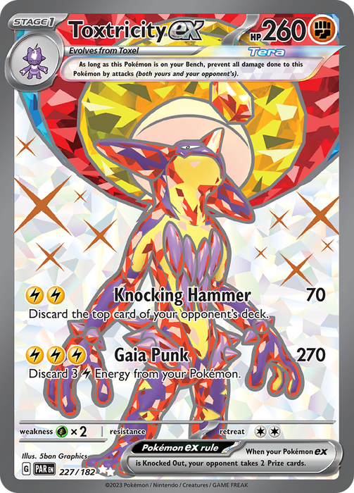 Toxtricity ex (227/182) [Scarlet & Violet: Paradox Rift] 
