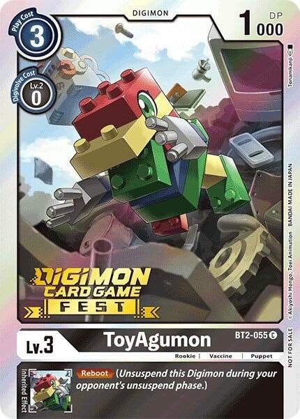 ToyAgumon (Digimon Card Game Fest 2022) (BT2-055 C) 