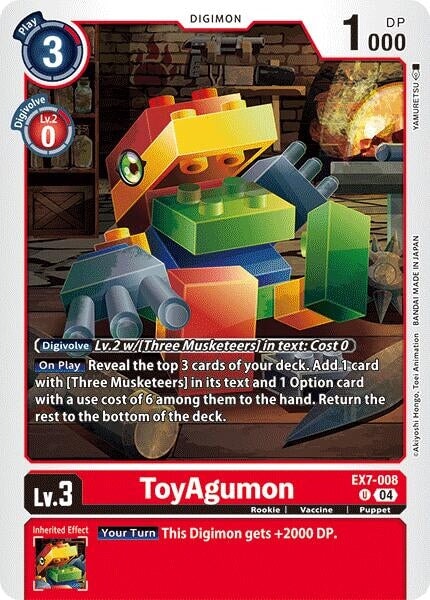 ToyAgumon - EX7-008 (EX7-008 U) 