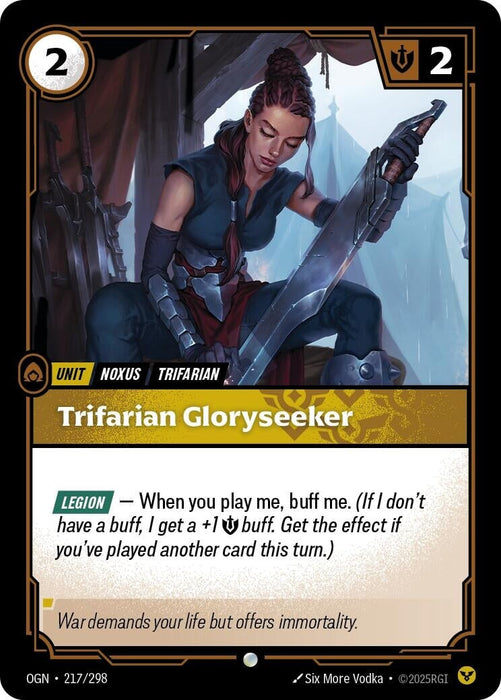 Trifarian Gloryseeker (217/298) 