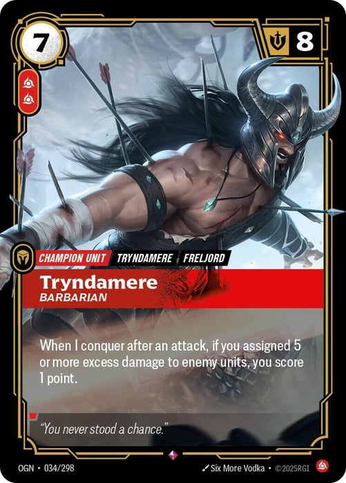 Tryndamere - Barbarian (034/298) 
