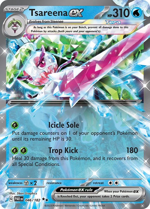 Tsareena ex (046/182) [Scarlet & Violet: Paradox Rift] 