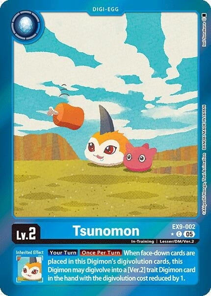 Tsunomon (Limited Foil) (EX9-002 C) 