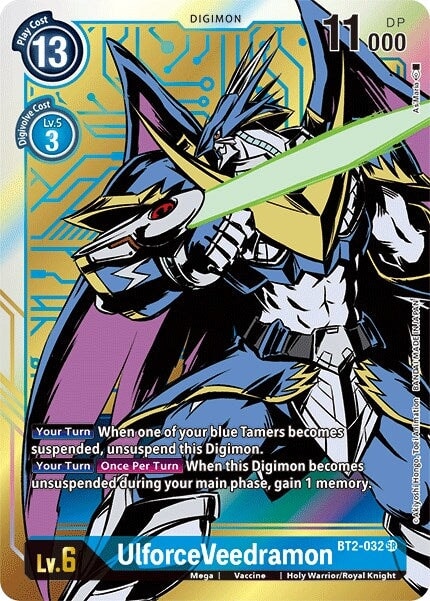 UlforceVeedramon (Alternate Art) (BT2-032 SR) 