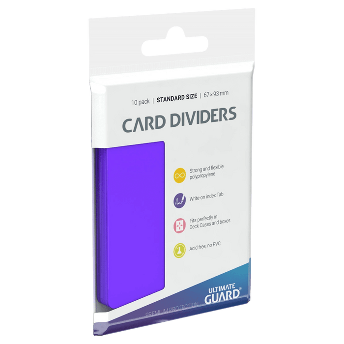 Ultimate Guard Card Dividers - Standard Size (10) Purple 