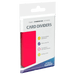 Ultimate Guard Card Dividers - Standard Size (10) Red 