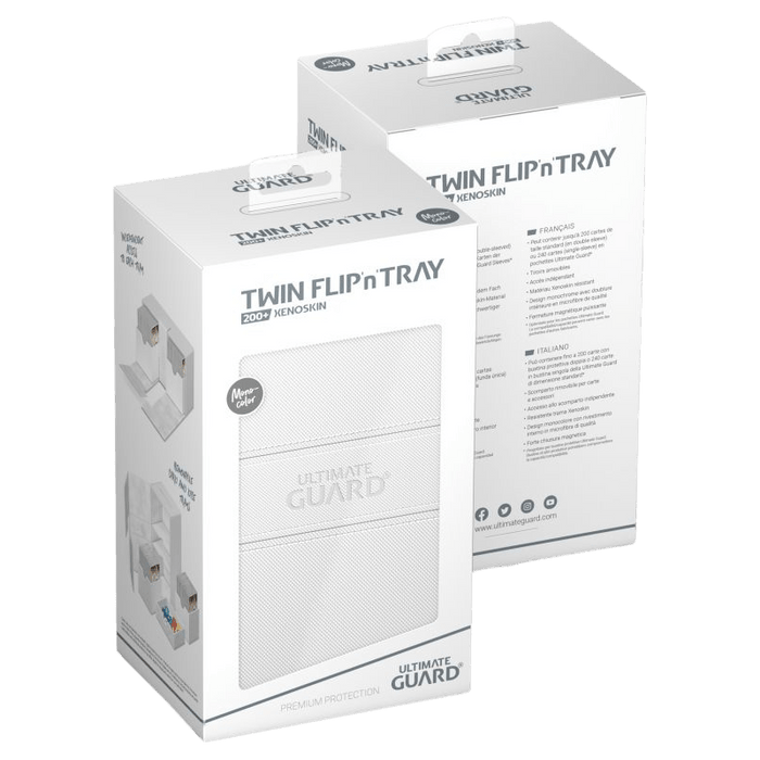 Ultimate Guard Twin Flip'n'Tray Xenoskin 200+: White