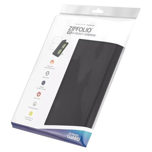 Ultimate Guard Zipfolio Xenoskin - 160 (8 Pocket) Black 