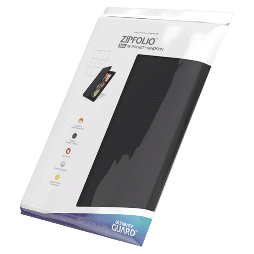 Ultimate Guard Zipfolio Xenoskin - 360 (18 Pocket) Black 