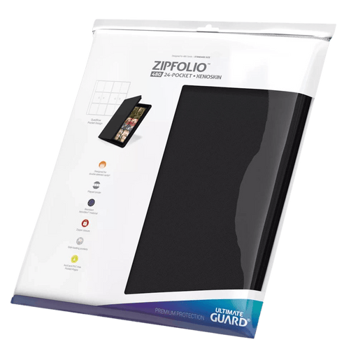 Ultimate Guard Zipfolio Xenoskin - 480 (24 Pocket) Black 