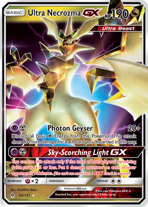 pokemon cards ultra necrozma gx gold Ultra Necrozma GX [SM