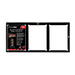 Ultra Pro 3-Card Black Border ONE-TOUCH Magnetic Holder 35pt 