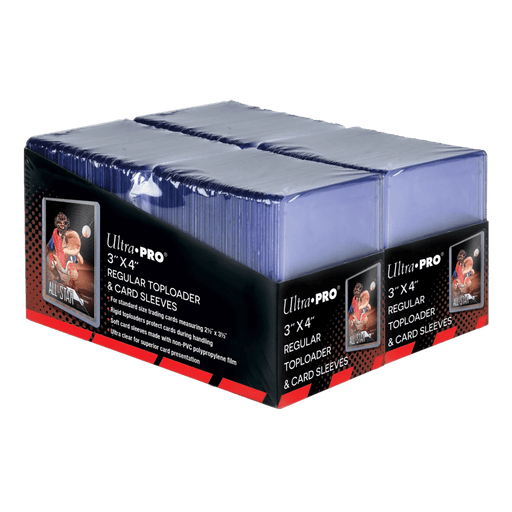 Ultra Pro 3" x 4" Regular Toploader with Bonus Sleeves (200) 