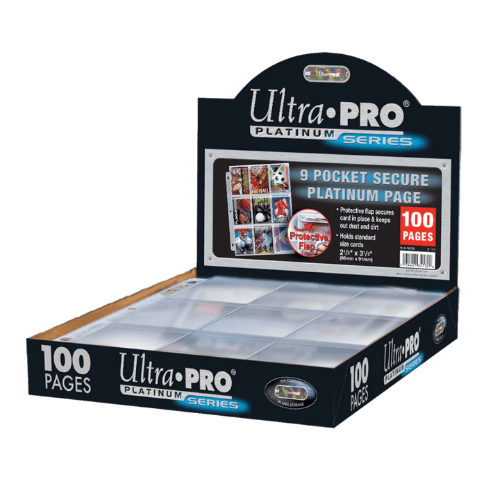 Ultra Pro Platinum Series 9 Pocket Secure Pages (100) 