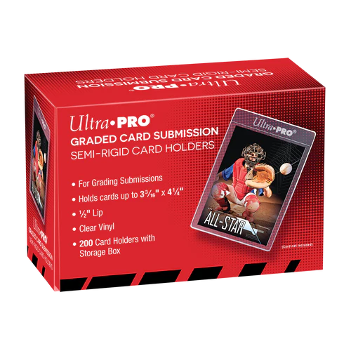 Ultra Pro Tall Semi-Rigid Card Holders (200) 