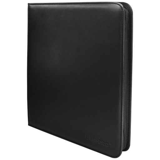 Ultra Pro Vivid 12-Pocket Zippered PRO-Binder Black 