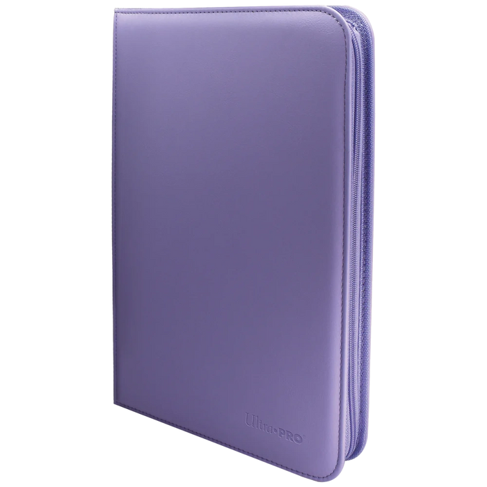 Ultra Pro Vivid 9-Pocket Zippered PRO-Binder Purple 