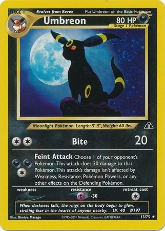 Umbreon (13/75) [Neo Discovery Unlimited] 