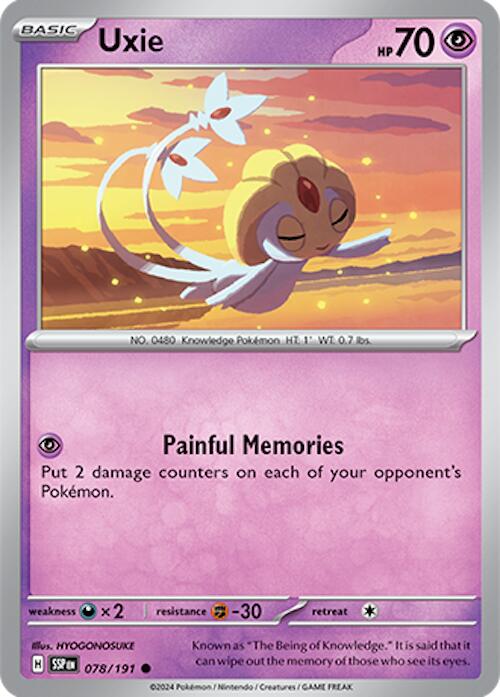 Uxie (078/191) [Scarlet & Violet: Surging Sparks] 