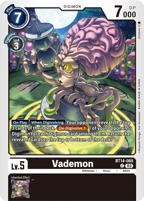Vademon (#BT14-065 C) (Blast Ace) Near Mint 