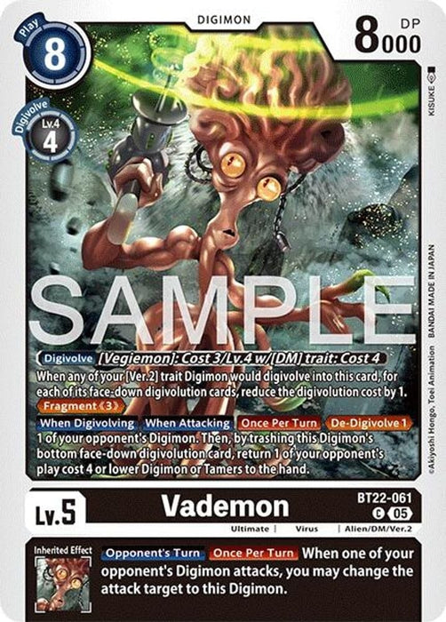 Vademon (#BT22-061 C) (Cyber Eden) Near Mint 
