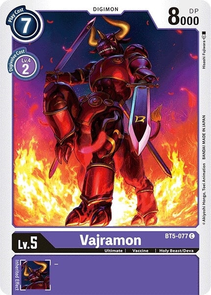 Vajramon (BT5-077 C) 