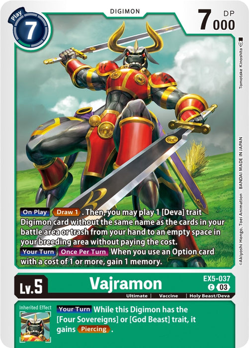 Vajramon (EX5-037 C) 