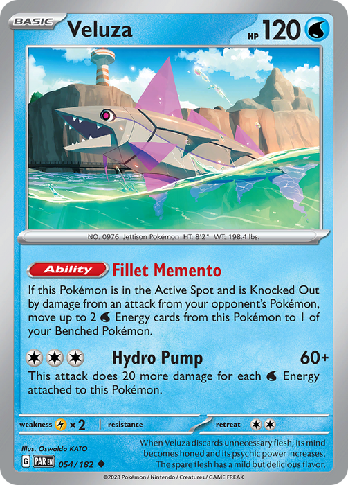 Veluza (054/182) [Scarlet & Violet: Paradox Rift] 