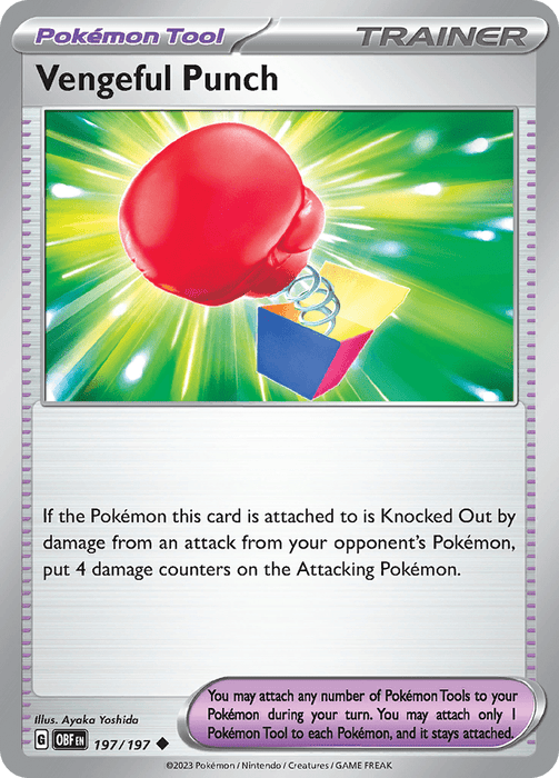 Vengeful Punch (197/197) [Scarlet & Violet: Obsidian Flames] 