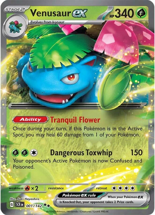 Venusaur ex (001/142) [Scarlet & Violet: Stellar Crown] 