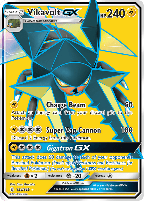 Vikavolt GX (Full Art) [SM - Guardians Rising] 
