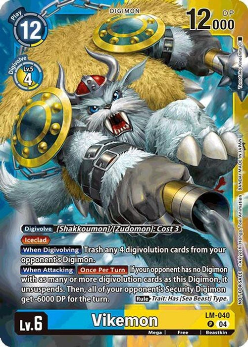 Vikemon (Limited Card Pack) (#LM-040 P) (World Convergence) Near Mint Foil 
