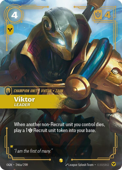 Viktor - Leader (Alternate Art) (246a/298) 