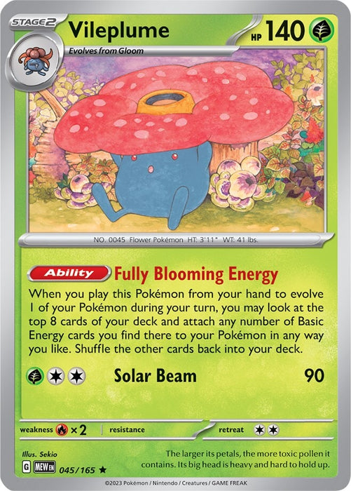Vileplume (045/165) [Scarlet & Violet: 151] 
