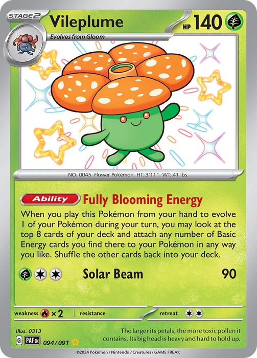 Vileplume (094/091) [Scarlet & Violet: Paldean Fates] 
