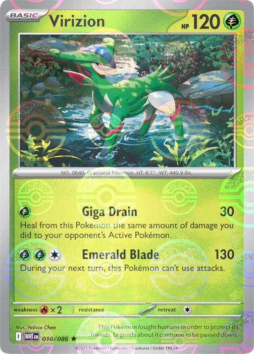 Virizion (010/086) (Poke Ball Pattern) [Scarlet & Violet: White Flare] 