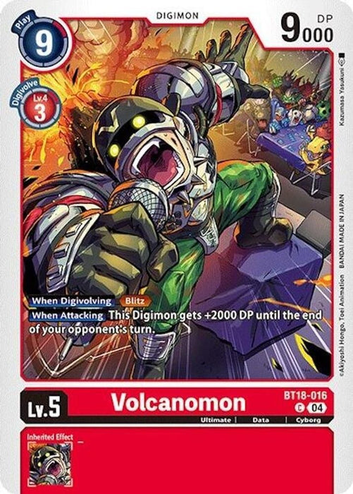 Volcanomon (#BT18-016 C) (Release Special Booster 2.0) Near Mint 