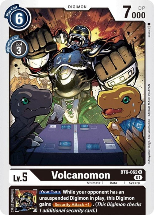 Volcanomon (#BT6-062 U) (Double Diamond) Near Mint 