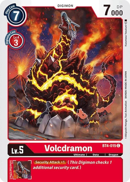 Volcdramon (#BT4-015 C) (Great Legend) Near Mint 