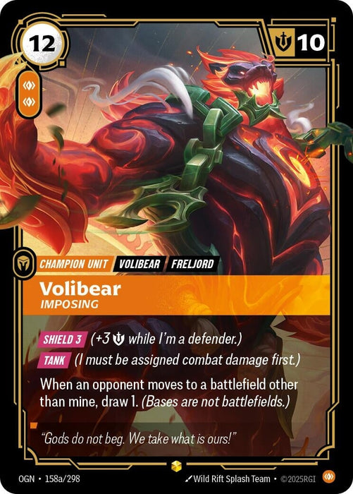 Volibear - Imposing (Alternate Art) (158a/298) 
