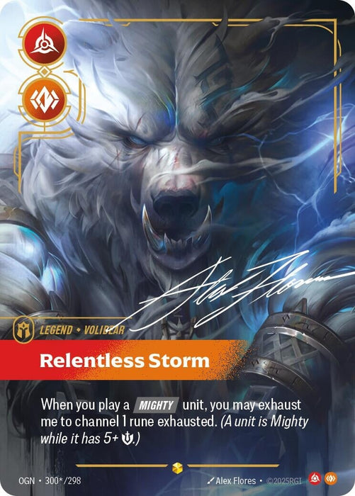 Volibear - Relentless Storm (Alternate Art) (300*/298) 
